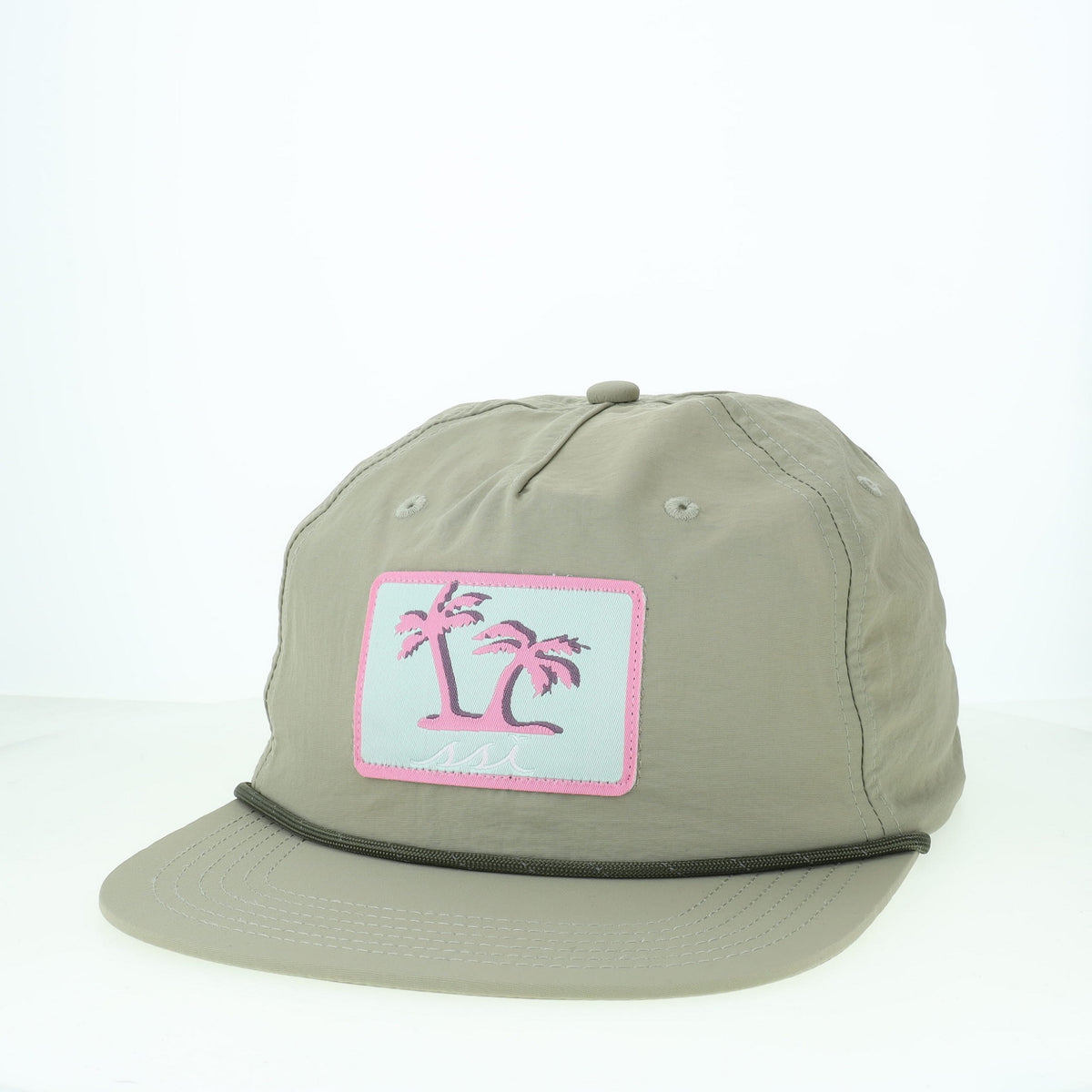 cane pole fishing lazy tree bank hat Light Sage St. Simons Island Palm Patch Rope – SSI Lifestyle rounded crown and a Livingston Rachel 2.5 Oz Saltys Danny Colors:Arkansas Shiner