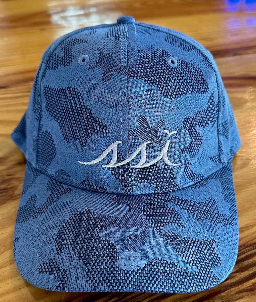 Blue Camo Imperial Hat / White Logo SSI Lifestyle