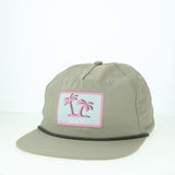 Light Sage Hat - Palm Trees Patch, Army Green Rope - Legacy Chill Hat