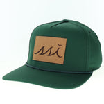 Forest Green Trucker Hat - Suede Patch - Legacy Caddy Hat