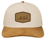 Stone Hat w/ Suede Bill - Suede Patch Logo - Legacy Cut Above Hat