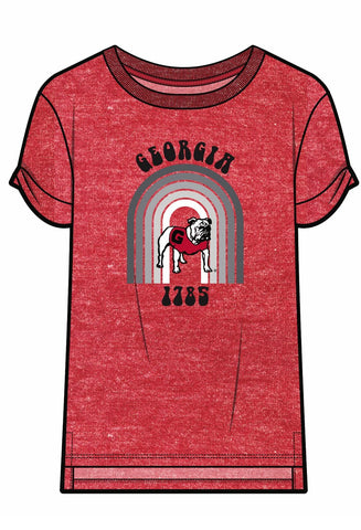 Red Must Have Georgia Bulldog Tee - Georgia Front - Chicka-d