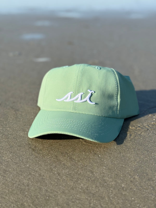 Laurel Green Imperial Hat (Regular Size) White Raised Logo