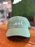 Laurel Green Imperial Hat (Regular Size) / White logo