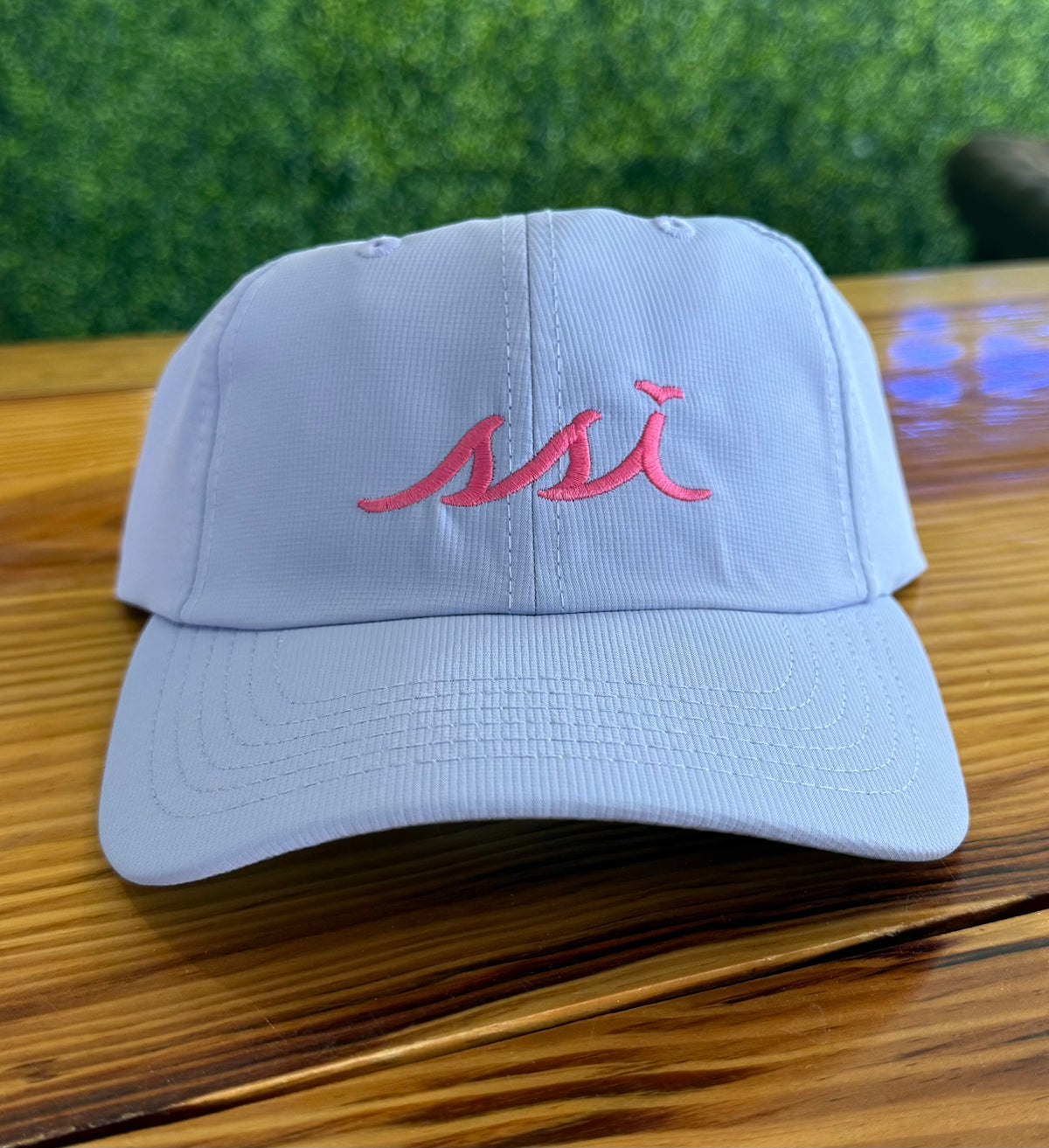 Lavender Imperial Hat (Small Fit) Light Pink Logo