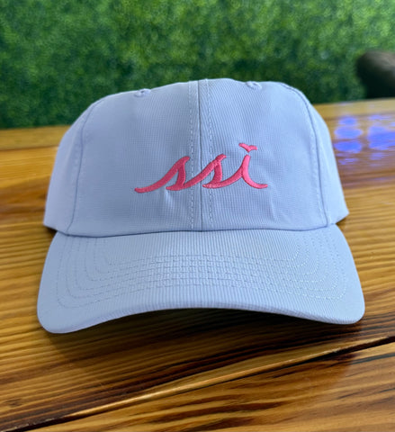 Lavender Imperial Hat (Small Fit) Light Pink Logo