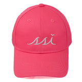 Hot Pink Kids Hat / White Logo/ Adjustable / Youth