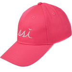 Hot Pink Kids Hat / White Logo/ Adjustable / Youth