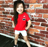 Kids Short Sleeve Red JawGA/FL - District T Shirt