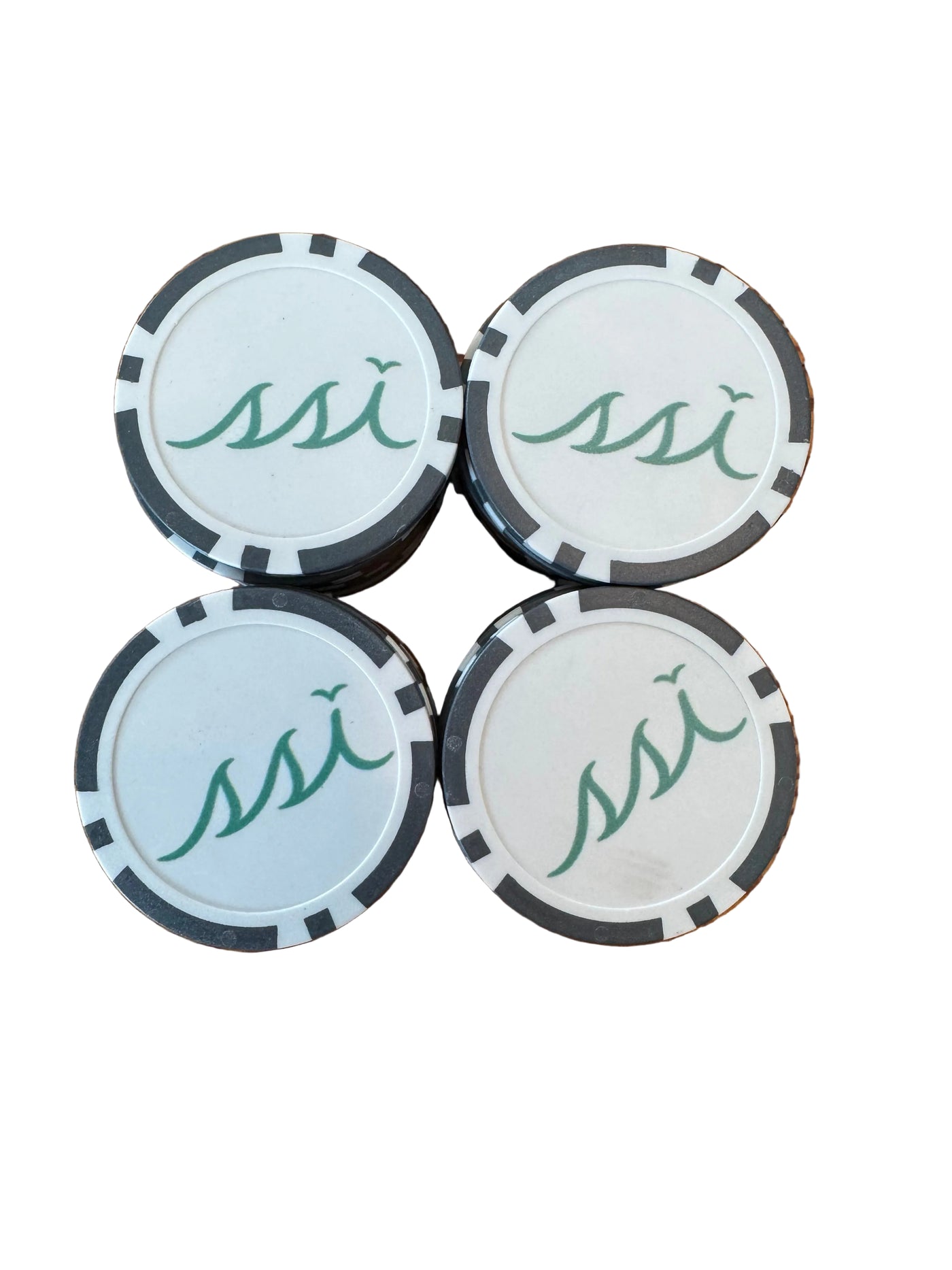 St. Simons Island Golf Ball Marker — Green SSI Logo
