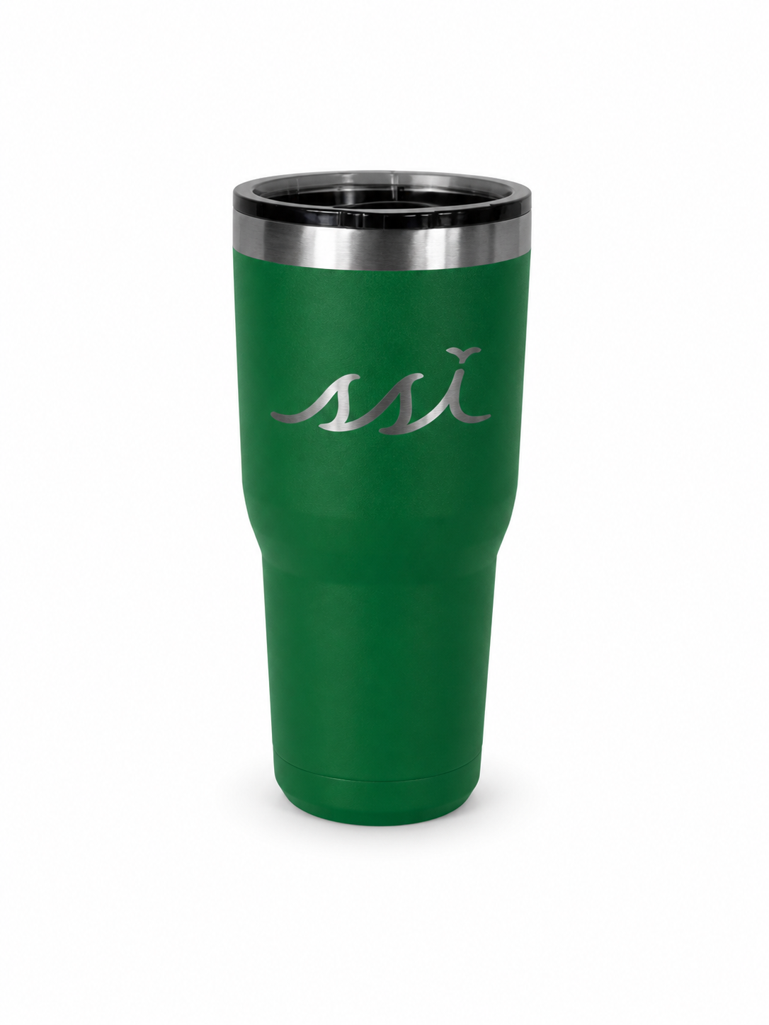 Green Yukon 30 oz St. Simons Island Insulated Cup — SSI Logo