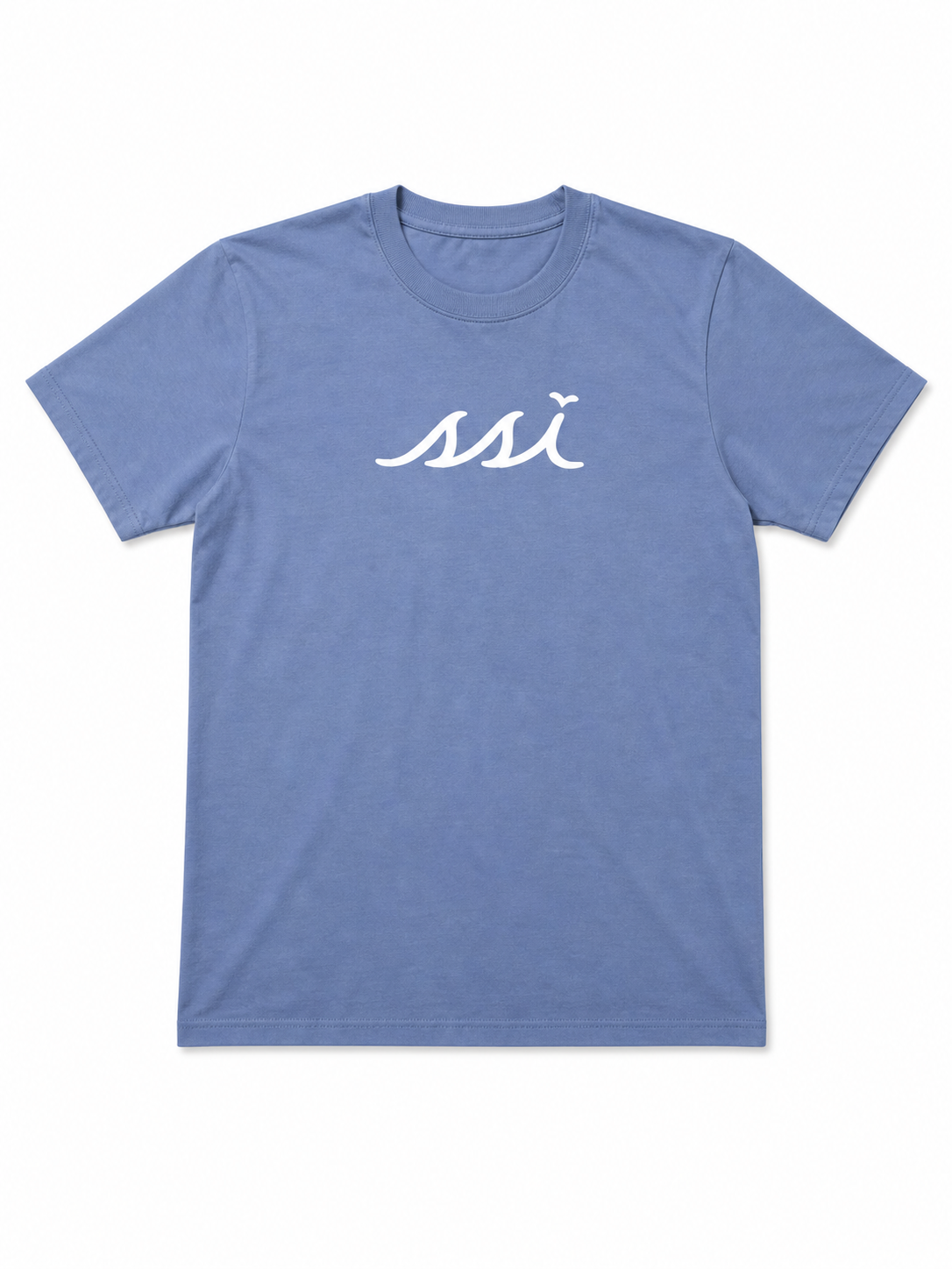 Comfort Colors St. Simons Pier Tee — Harbor Blue Garment-Dyed Short Sleeve