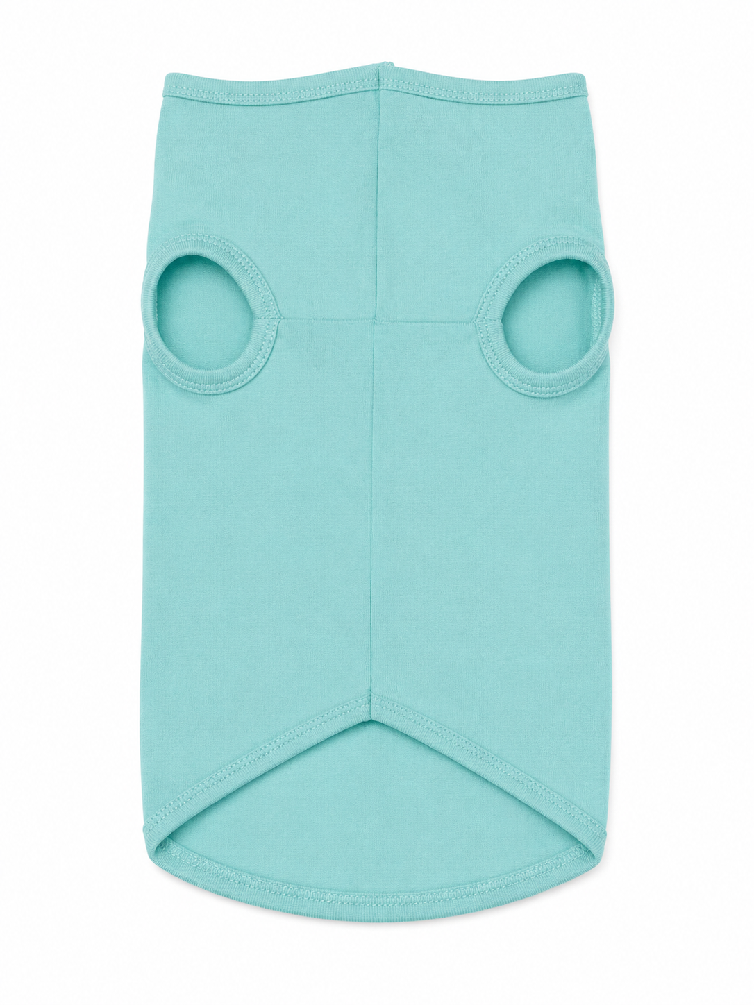 St. Simons Island Aqua Dog Tank Top — White SSI Logo