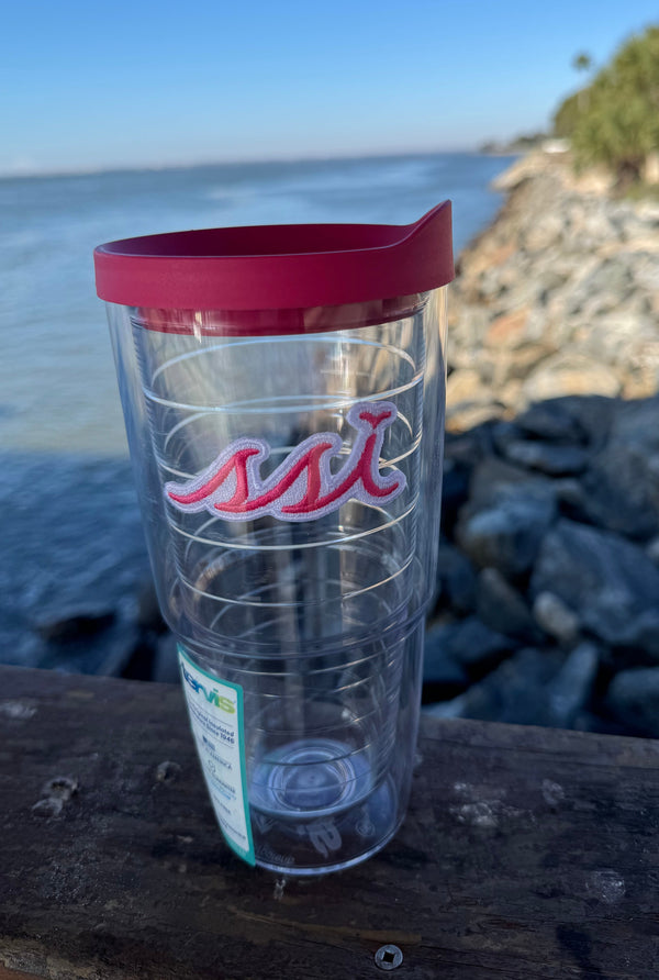 24oz Pink Logo Insulated Tumbler - Tervis