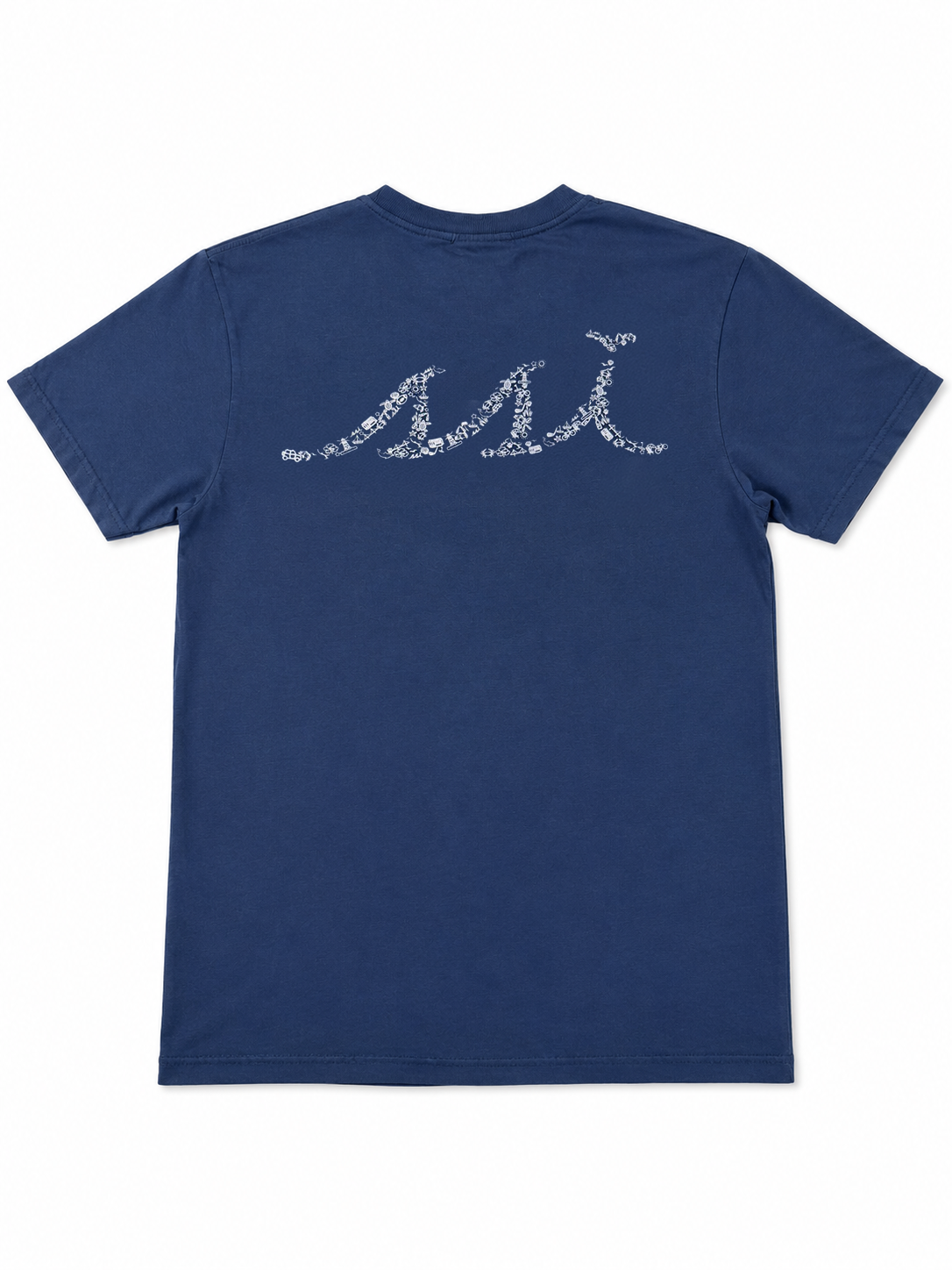 Comfort Colors Navy St. Simons Island Pocket Tee — Fun-Filled SSI Logo Back Print