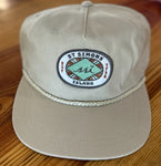 Putty Imperial Rope Hat - Circle Patch Green Diamond Gray Logo