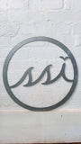 18”Round Metal Logo Sign