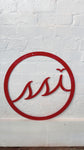 18”Round Metal Logo Sign