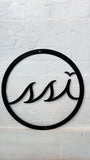 18”Round Metal Logo Sign