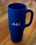 Silipint 32oz Flex Blue Cup- White Logo - Humbler Tumbler