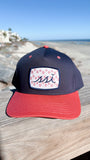Navy Nantucket w Palm Trees - Legacy Hat