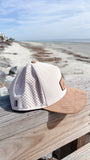 Stone Hat w/ Suede Bill - Suede Patch Logo - Legacy Cut Above Hat