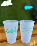 Silipint 16oz Flex Cup- Aqua Logo