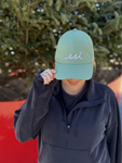 Laurel Green Imperial Hat (Regular Size) / White logo