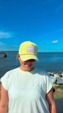 Yellow Rope Hat - Pink and White Patch Imperial