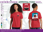 Kids T Shirt - Gildan - Red GA/FL