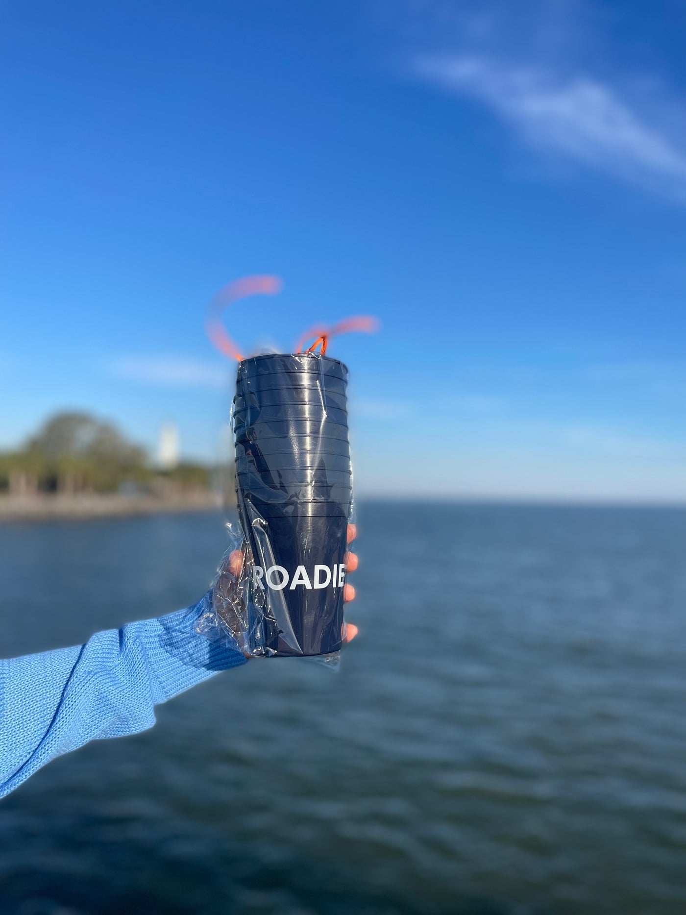 St. Simons Island Navy 22 oz Stadium Cups — Roadie 6 Pack