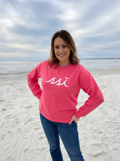 Watermelon Modal Crewneck with SSI Logo