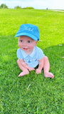 Baby Blue Toddler Hat / White Logo/ Youth