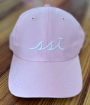 Pink Imperial Hat (Small Fit) White Logo