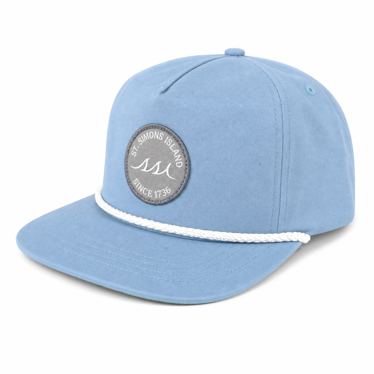Imperial Carolina Blue Rope Hat — St. Simons Island Since 1736 Patch