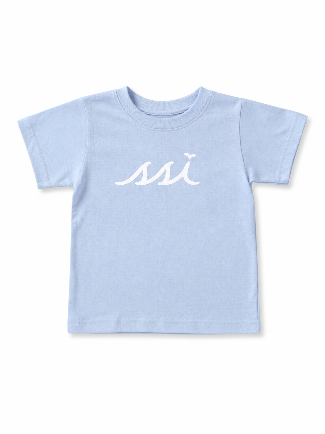 Infant Sky Blue Tee — White SSI Logo