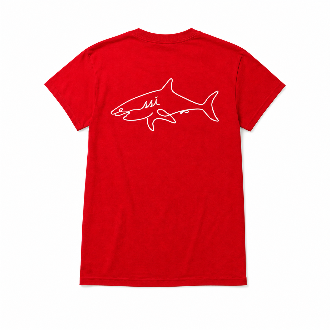 Kids Red Shark T-Shirt – St. Simons Island Coastal Graphic Tee