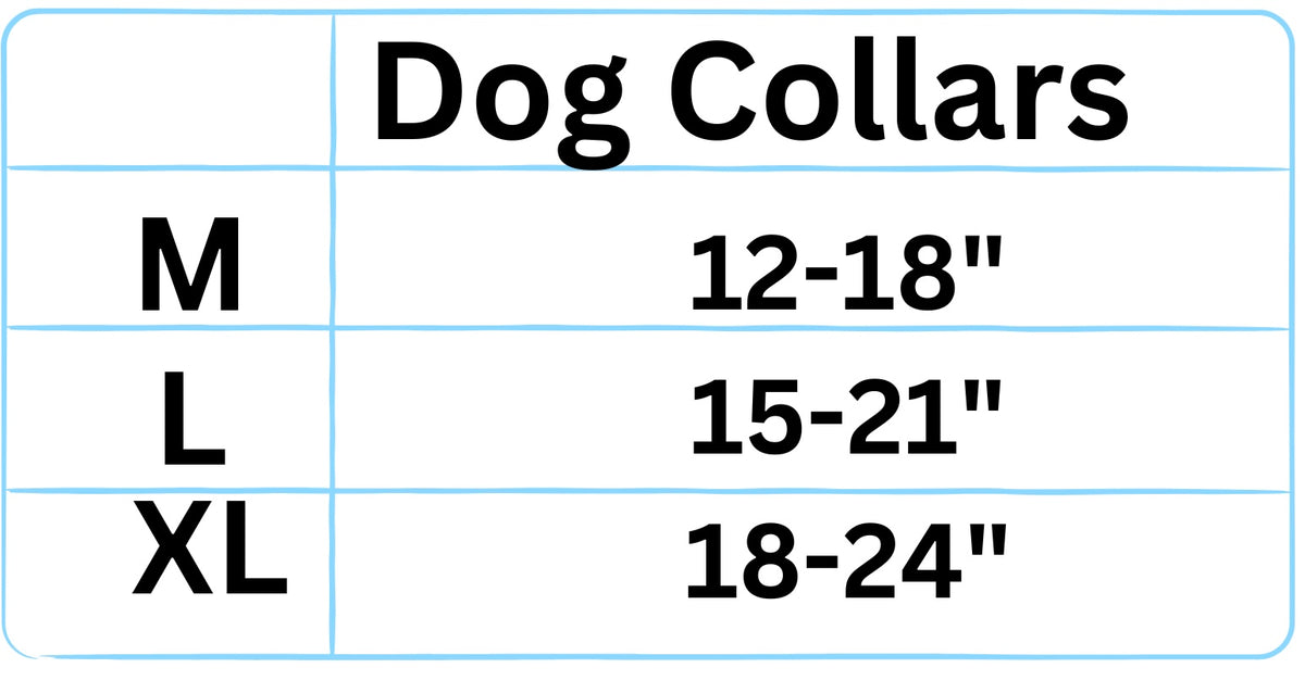 Dog Collar - Navy and White Adjustable
