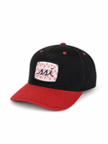 Navy & Red Heritage Cap — Palm Tree SSI Patch