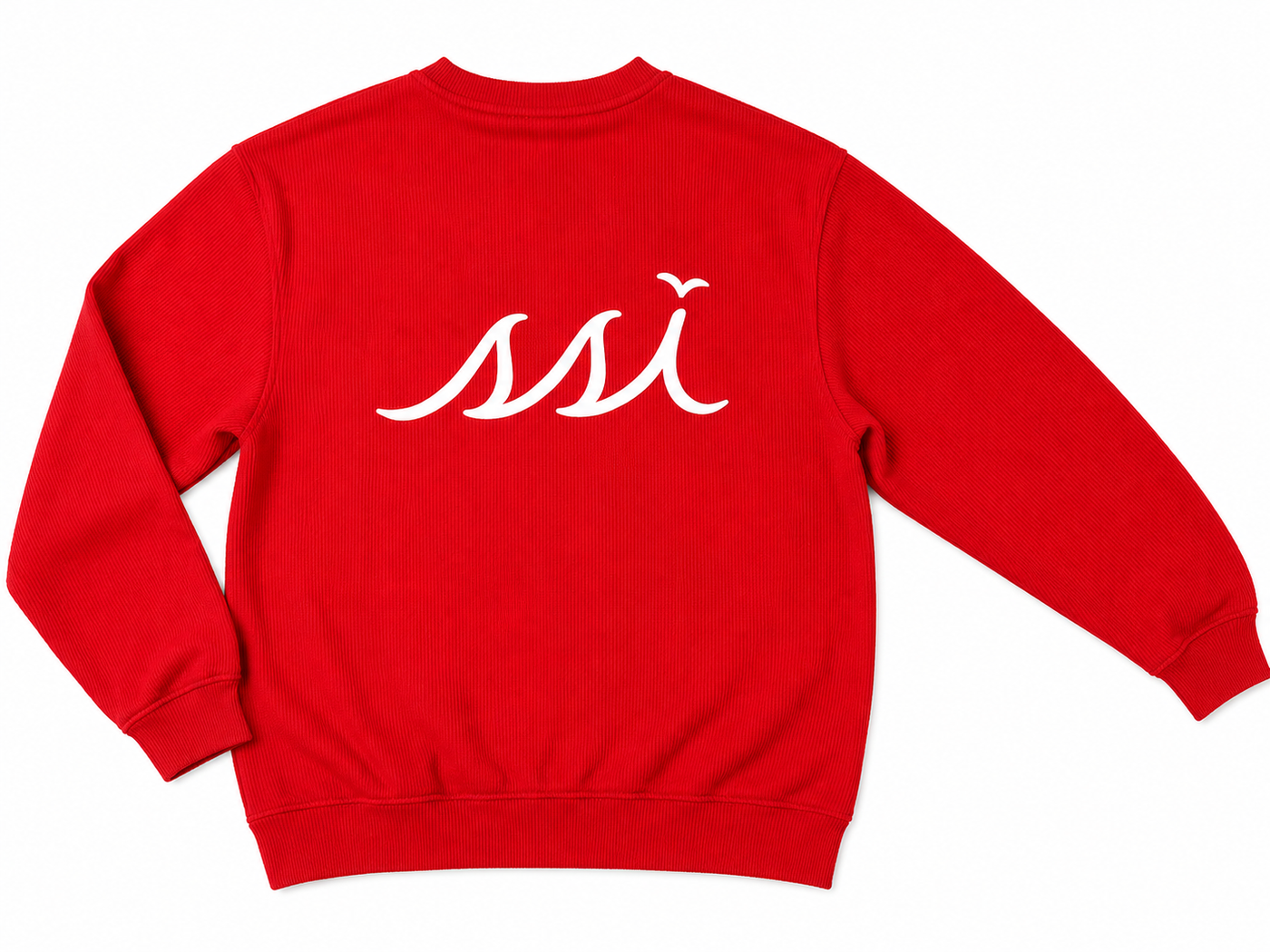 Red St. Simons Island Gameday Crewneck Sweatshirt — And All God's People Said Go Dawgs