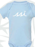 Light Blue Onesie with White Logo
