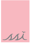 Garden Flag - Pink with Gray Logo