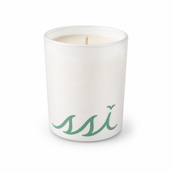 St.Simons Island Bungalow Scent Candle — Seafoam Logo