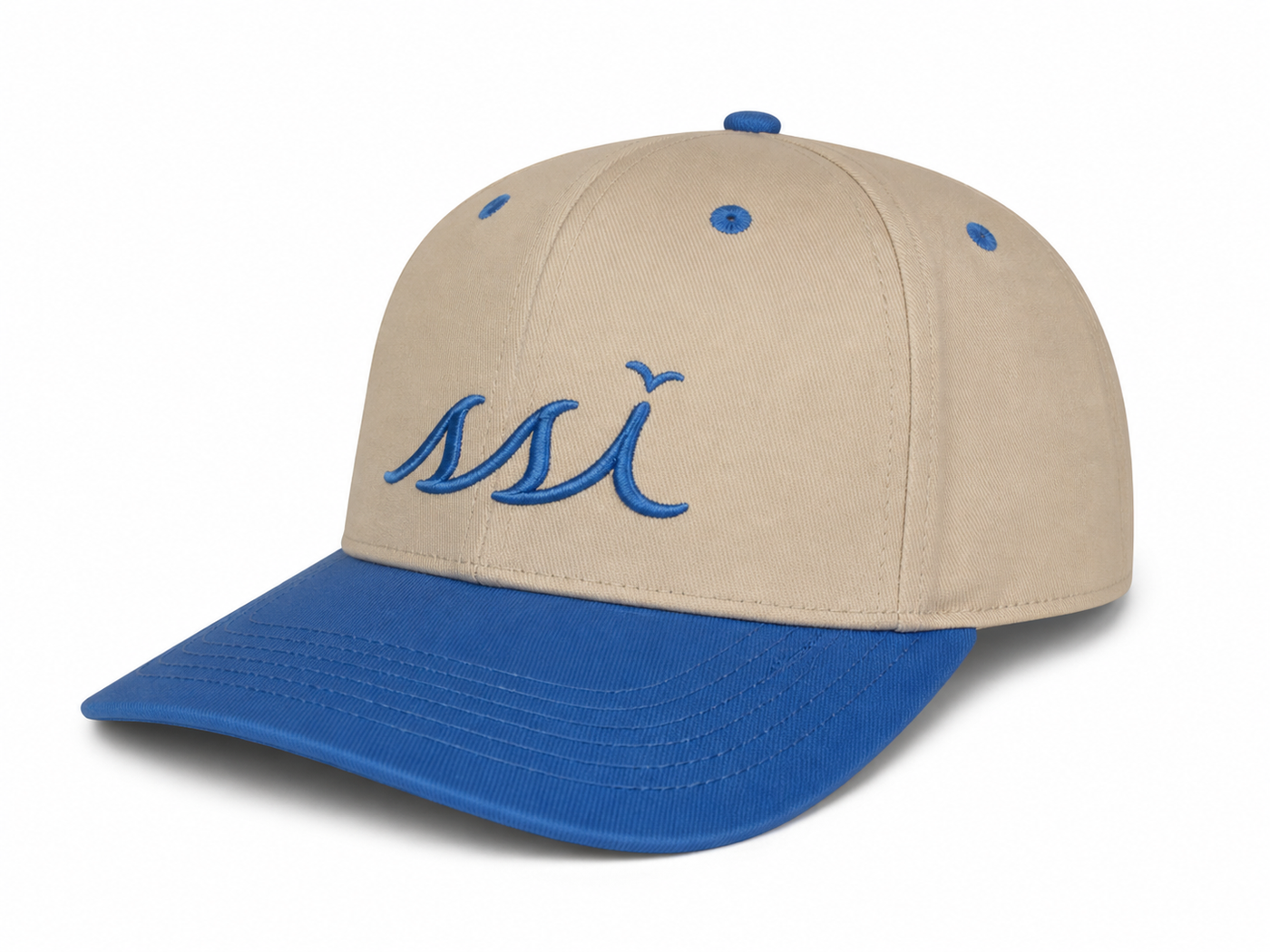 Stone Heritage Cap —Light Blue Bill & Logo