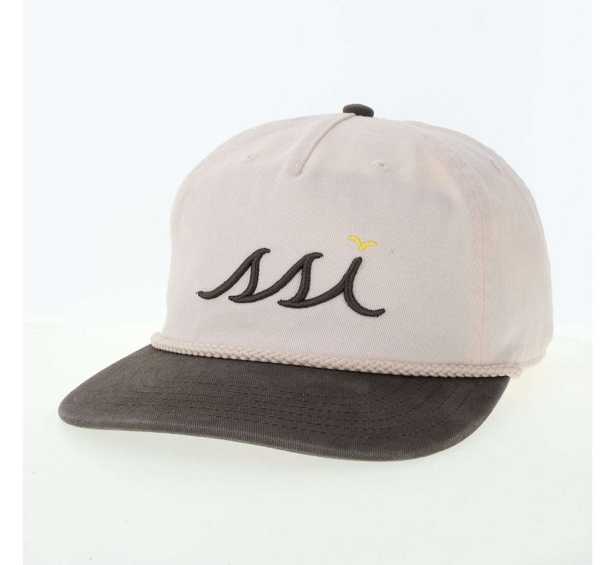 Stone Hat - Charcoal Bill & Logo w/ Yellow Bird - Legacy Skully Hat