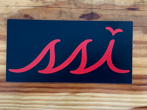 Red and Black rectangle magnet