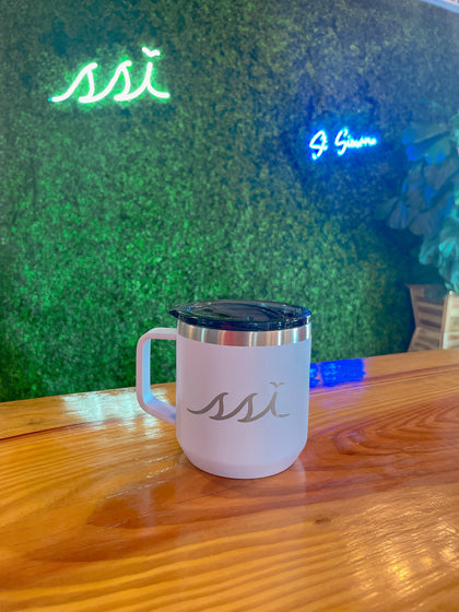 16oz White Insulated Coffee Mug YUKON