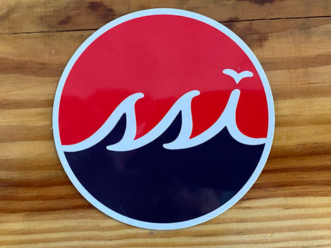Red and Navy Magnet