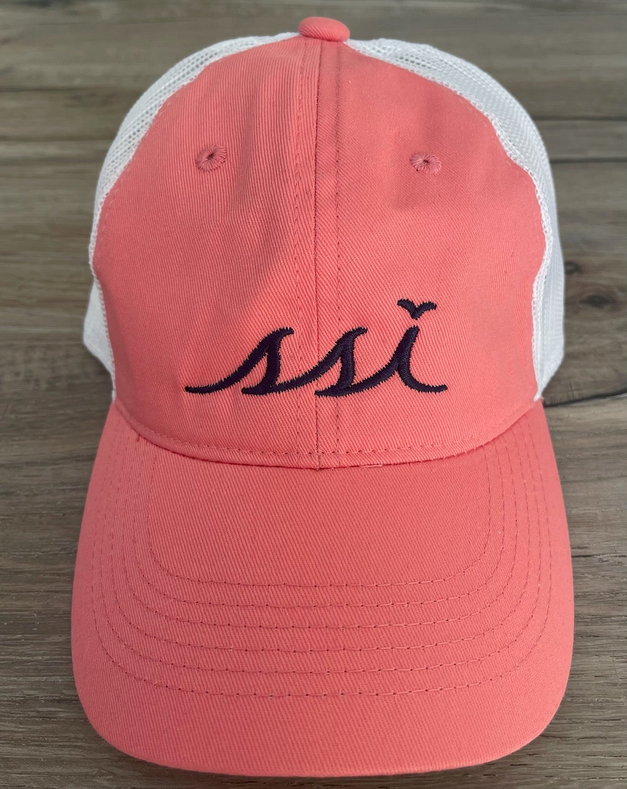 Melon Outdoor Hat /Navy Logo – White Mesh Back