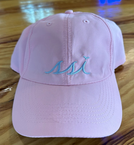 Pink Imperial Hat (Regular Fit) Light Blue Logo